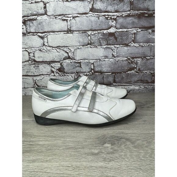 Mephisto Cool Air White Leather Strap Driving Loafers Shoes Women Sz 10M US/41EU - Picture 13 of 16